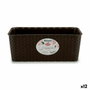 Jardinera Stefanplast Plástico 13 x 11 x 28,5 cm 28,5 x 11 x 13 cm (12 Unidades)