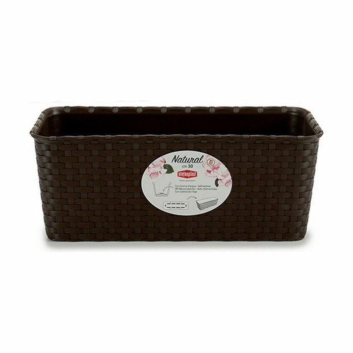 Jardinera Stefanplast Plástico 13 x 11 x 28,5 cm 28,5 x 11 x 13 cm (12 Unidades)