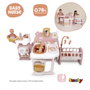 Smoby Baby Nurse Casa de los Bebés con 19 Accesorios