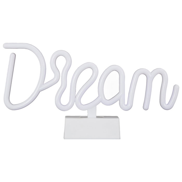 Home Deco Factory Lámpara Led Neón "Dream" A Pilas 33x4x17cm