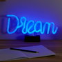 Home Deco Factory Lámpara Led Neón "Dream" A Pilas 33x4x17cm