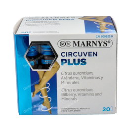 MARNYS Circuven Plus (Arándano, Vitamina C, Minerales) 20 Ampollas