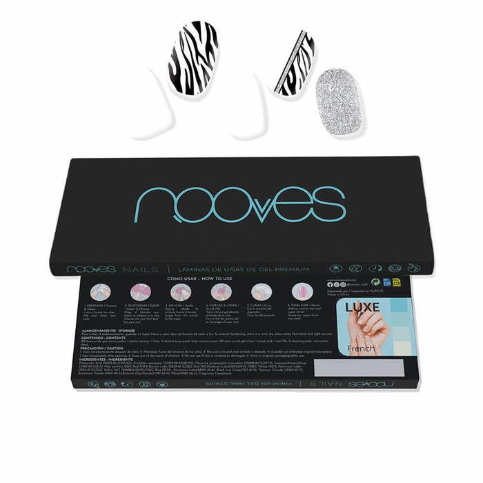 NOOVES Láminas de Uñas de Gel Premium Glam Funky Baby NOOVES Láminas de Uñas de Gel Premium Glam Funky Baby