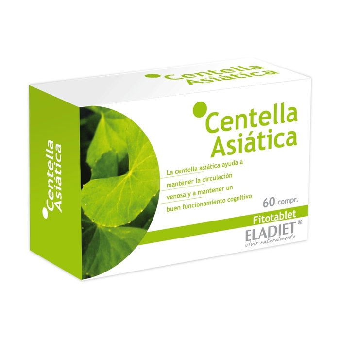 Eladiet Centella Asiática 330 mg 60 Cápsulas - Complemento Alimenticio Tónico para el Nerviosismo Eladiet Centella Asiática 330 mg 60 Cápsulas - Complemento Alimenticio Tónico para el Nerviosismo
