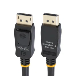 StarTech.com Cable DisplayPort 1.2 4K 60Hz 2m - Paquete 10 uds - Certificado VESA - UHD con Pestillos