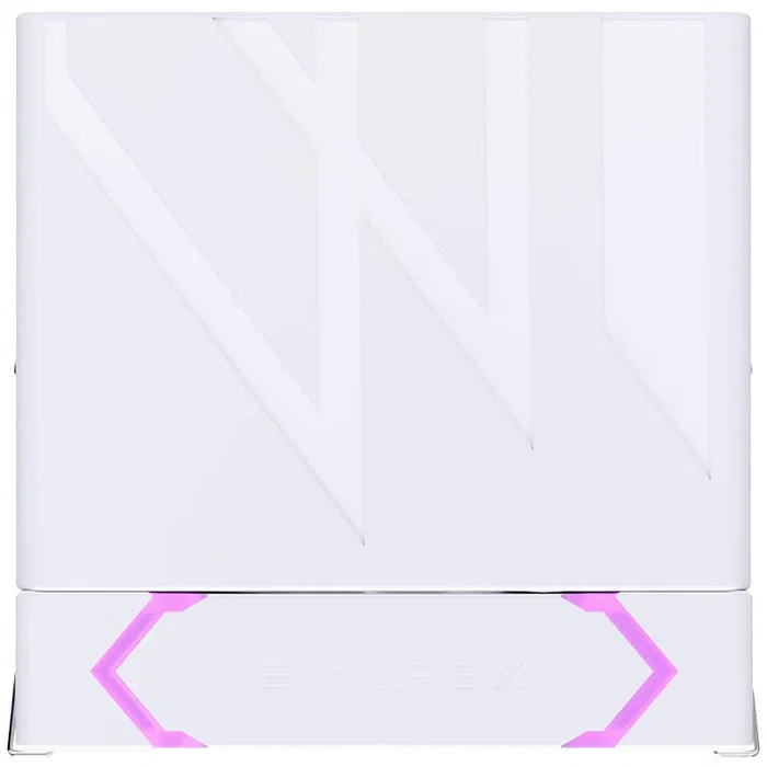 Einarex Ventus V300 EXAC-VT-300-R-W Refrigerador CPU de Aire con 2 Ventiladores 120mm RGB Blanco, Compatible con Intel LGA1700/1200 y AMD AM4/AM5