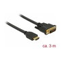 DELOCK 85655 Cable HDMI a DVI Bidireccional 3 m Macho/Macho