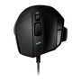 Logitech G502 X Gaming Mouse Óptico USB RGB 25600 DPI 13 Botones Programables Negro con Alfombrilla G240 para Juegos