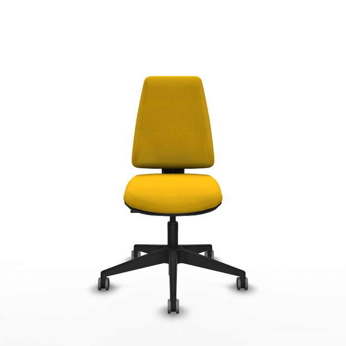PIQUERAS Y CRESPO Silla de oficina Elche Amarillo sin brazos