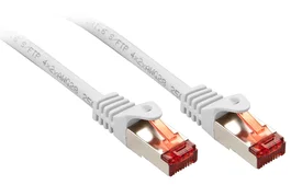 Lindy Cable de red Cat6 S/FTP Basic Blanco 1 m