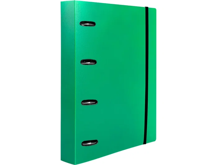 Liderpapel Carpeta con Recambio A4 Verde con 100 Hojas Cuadriculadas