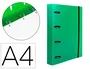 Liderpapel Carpeta con Recambio A4 Verde con 100 Hojas Cuadriculadas
