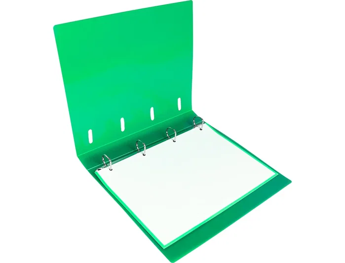 Liderpapel Carpeta con Recambio A4 Verde con 100 Hojas Cuadriculadas