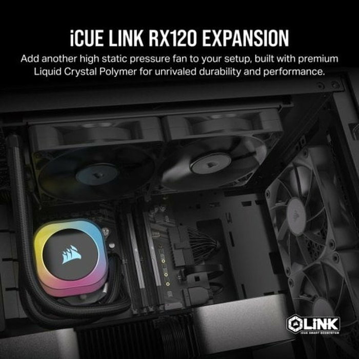 Corsair RX120 iCUE LINK RX Series Single Pack CO-9051009-WW Negro