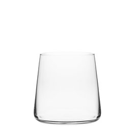 RONA Vaso Doble Old Fashioned, Cristal, 9 cm de Alto, 41 cl, Borde Fino, Modelo H 90 mm (Set de 6)