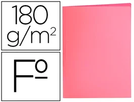 Liderpapel Subcarpeta Folio Rosa Pastel 180g/m2
