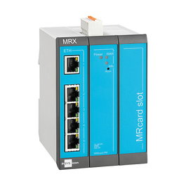 INSYS icom MRX3 LAN Router VPN, 5 Puertos Ethernet 10/100 Mbps Switch con Firewall, IPSec, Soporte BGP OSPF, Alimentación 12-24V DC para Rango de Temperatura -30 a 75 grados C