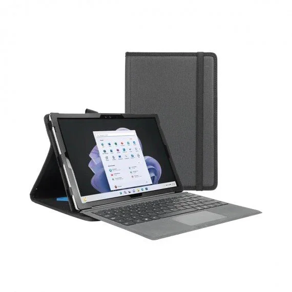 Mobilis 051062 Funda Folio para Microsoft Surface Pro 9 y Surface Pro 8 (13") - Negro, Resistente a Golpes y Agua, con Modo Espera y Tirante Mobilis 051062 Funda Folio para Microsoft Surface Pro 9 y Surface Pro 8 (13") - Negro, Resistente a Golpes y Agua, con Modo Espera y Tirante