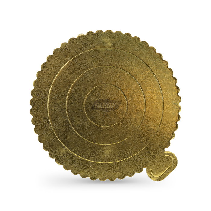 Inde Base para Tartas de Cartón Redonda 30 cm (ø 29.7 x 0.6 cm) - Plato para Presentación (36 Unidades)