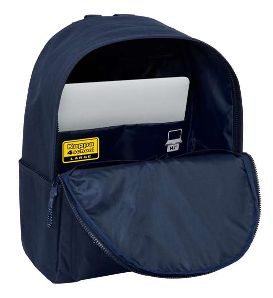 Mochila para Portátil Kappa Blue Night Azul marino 31 x 40 x 16 cm