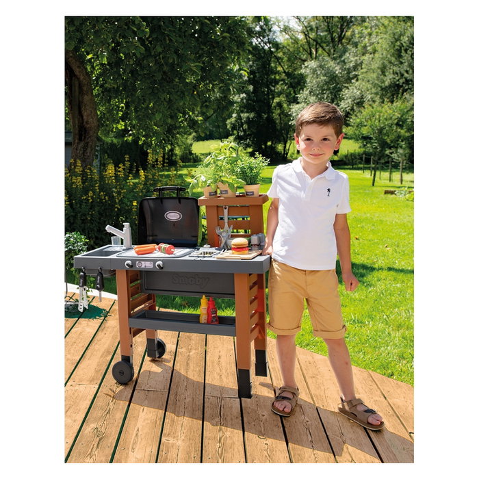 Smoby 312004 Cocina de Juguete Exterior Multicolor para Niños a Partir de 3 Años