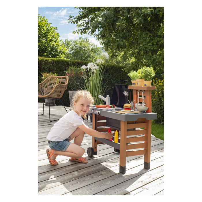 Smoby 312004 Cocina de Juguete Exterior Multicolor para Niños a Partir de 3 Años