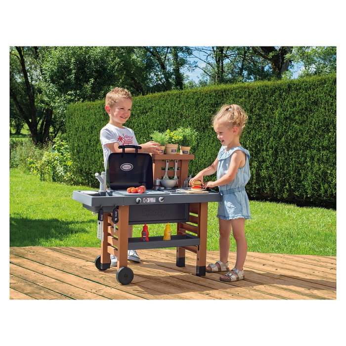 Smoby 312004 Cocina de Juguete Exterior Multicolor para Niños a Partir de 3 Años