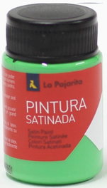 LA PAJARITA Pack de 6 botes de pintura satinada verde césped base látex