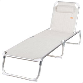 Aktive Tumbona Plegable de Aluminio 186x49 cm