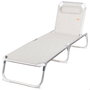 Aktive Tumbona Plegable de Aluminio 186x49 cm
