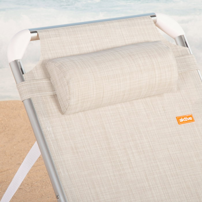 Aktive Tumbona Plegable de Aluminio 186x49 cm