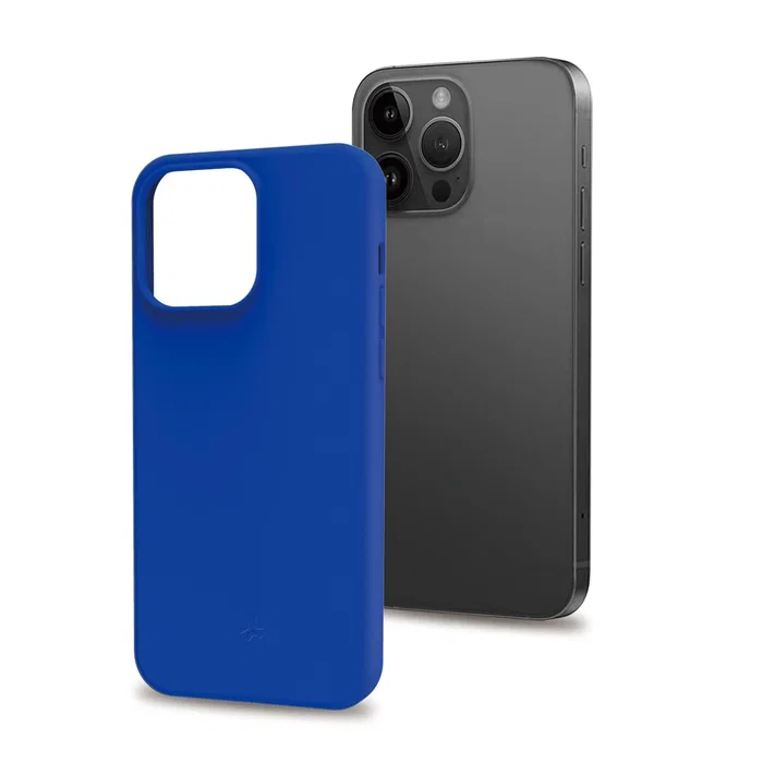 Celly Funda Cromo1053BK para iPhone 15 Pro 6.1" Azul