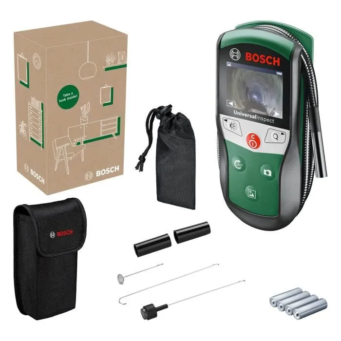 Bosch BOS4053423245288 Cámara de inspección UniversalInspect (endoscopio con un diámetro de 8 mm para imágenes en color de alta calidad) Bosch BOS4053423245288 Cámara de inspección UniversalInspect (endoscopio con un diámetro de 8 mm para imágenes en color de alta calidad)