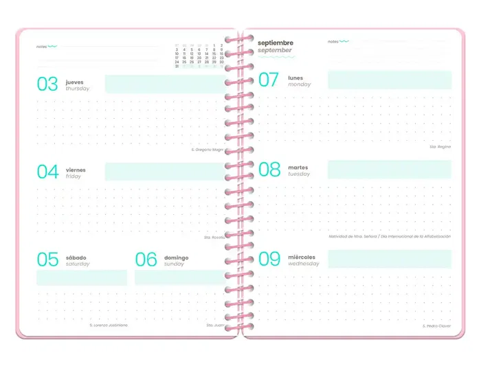 Liderpapel Agenda Escolar Military 2026-2027, Semana Vista, Tamaño A6+, Espiral, Interior Bilingüe, Color Rosa, Papel FSC 80g, Modelo Teens Liderpapel Agenda Escolar Military 2026-2027, Semana Vista, Tamaño A6+, Espiral, Interior Bilingüe, Color Rosa, Papel FSC 80g, Modelo Teens