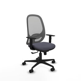 PIQUERAS Y CRESPO Silla de oficina Cilanco Gris con mecanismo Sincro