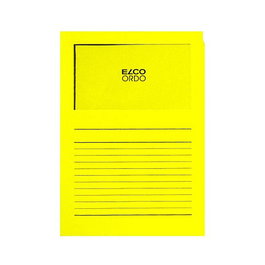 ELCO Ordo Cassico Fundas de presentación DIN A4 Amarillo 120 g/qm