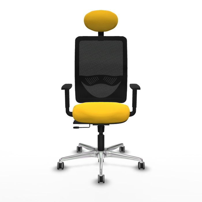 PIQUERAS Y CRESPO Silla de oficina Zulema Amarillo y Negro PIQUERAS Y CRESPO Silla de oficina Zulema Amarillo y Negro