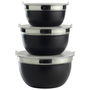Day Juego De 3 Bols Con Tapa Acero Inoxidable Plástico