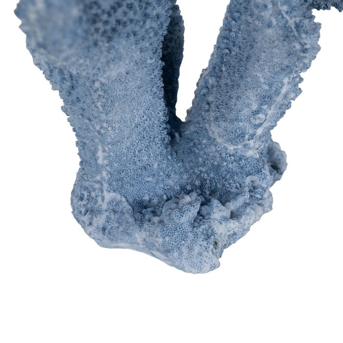 Figura Coral Azul Resina Decoración 27 X 15 X 21 cm Figura Coral Azul Resina Decoración 27 X 15 X 21 cm