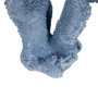 Figura Coral Azul Resina Decoración 27 X 15 X 21 cm