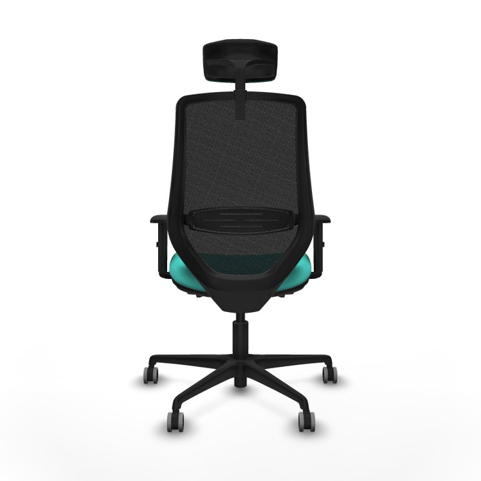 PIQUERAS Y CRESPO Silla de oficina Mardos Turquesa y Negro PIQUERAS Y CRESPO Silla de oficina Mardos Turquesa y Negro