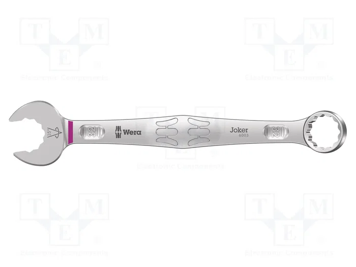 WERA Joker 6003 Llave combinada plana-estriada bilateral de 32 mm WERA Joker 6003 Llave combinada plana-estriada bilateral de 32 mm