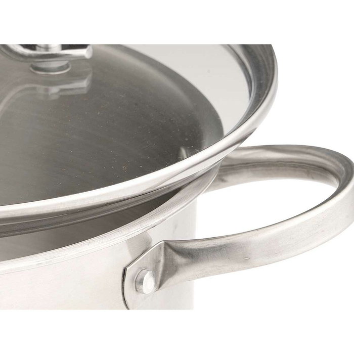 Kinvara Cacerola con tapa de cristal 24 cm compatible con inducción Kinvara Cacerola con tapa de cristal 24 cm compatible con inducción