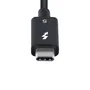 StarTech.com Cable Thunderbolt 5 USB-C 0,5 m 80 Gbps PD 240W Negro Certificado para 8K - TBLT5MM50CM240W - Compatible con Thunderbolt 4/3, USB4 y MacBook Pro M4