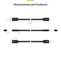 StarTech.com Cable Thunderbolt 5 USB-C 0,5 m 80 Gbps PD 240W Negro Certificado para 8K - TBLT5MM50CM240W - Compatible con Thunderbolt 4/3, USB4 y MacBook Pro M4