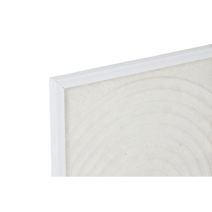 DKD Home Decor Set de 2 Cuadros Modernos de Cristal y Papel Maché 35x35 cm