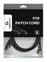 Gembird Cable de red Cat6 U/UTP 2m Negro RJ-45