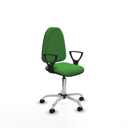 PIQUERAS Y CRESPO Silla de oficina Aýna Verde con Brazos Fijos