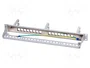 LOGILINK Panel de parches de 16 puertos 1U gris