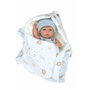 Muñecas Arias Muñeca Elegance 30 cm Natal Azul con Portabebe